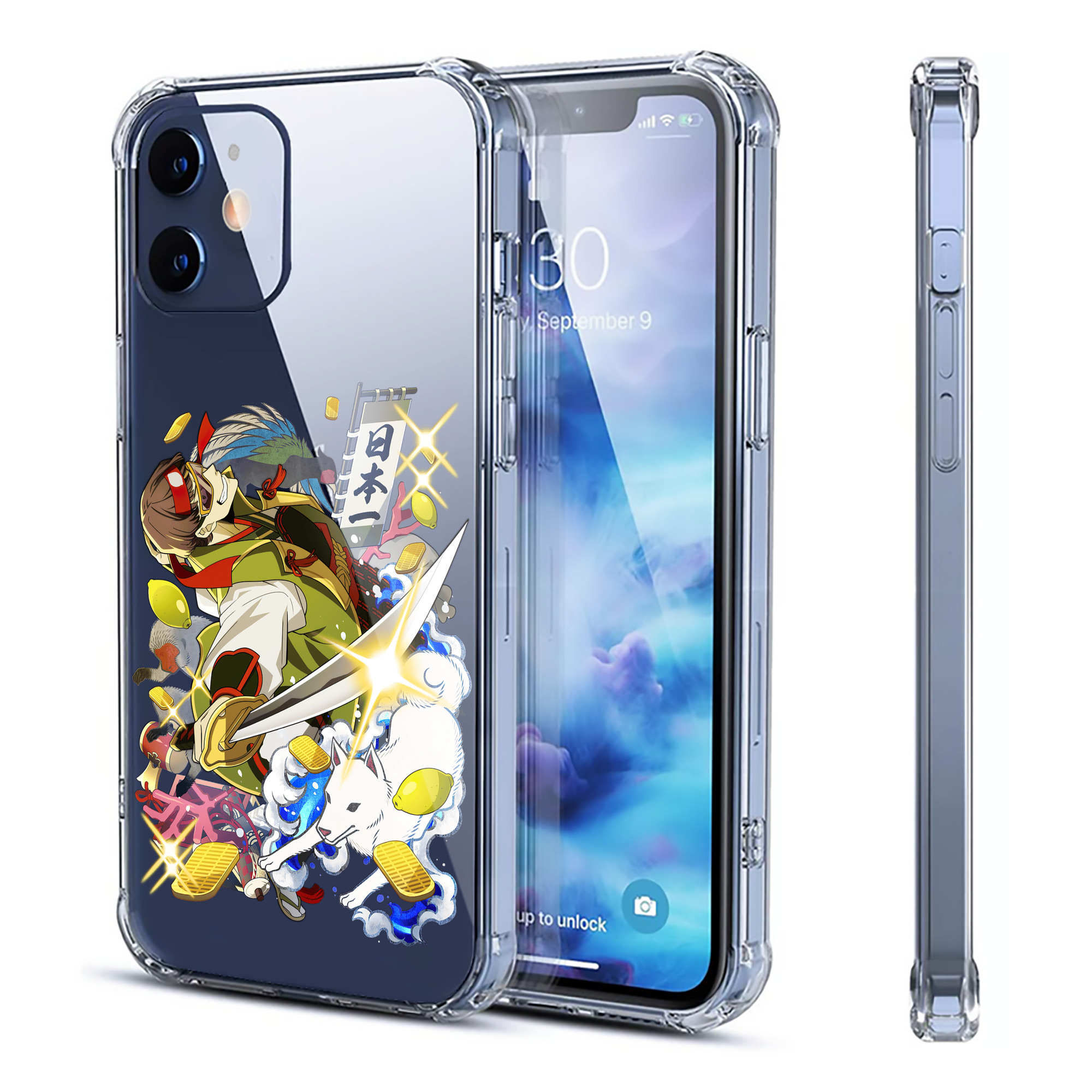 （画像用） 文豪ストレイドッグス Bungo Stray Dogs 【iPhone 12シリーズ対応】透明スマホケース（クリアソフトケース）